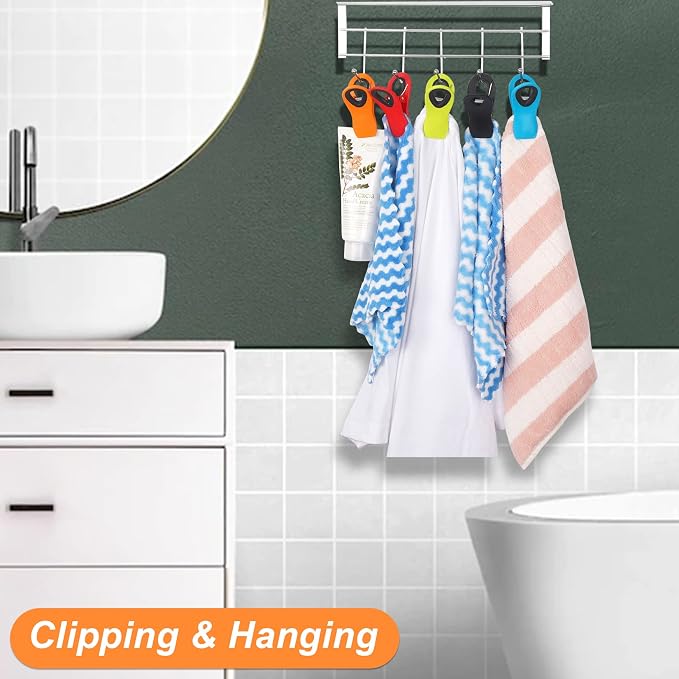 Jetmore 12 Pack Chip Clips Bag Clips, Magnetic Bag Clip for Food Storage Heavy Duty, Plastic Food Clip for Chips, Snack, Kitchen, Refrigerator, Garden, Sewing, Fabric, Clothes Pins | Heavy duty, plastic food clip for chips, snack, kitchen, refrigerator...