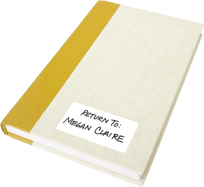 Avery Removable Print or Write Labels, 1.5 x 3 Inches, White, Pack of 150 (5440)
