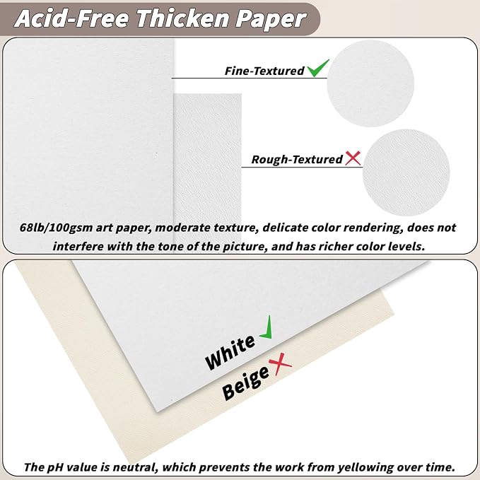 6 Pcs Sketch Book Bulk 5.5 x 8.5 In 600 Sheets Top Spiral Bound Sketch Pad Drawing Paper 100 Sheets Each Acid Free Mixed Media Sketchbook 68lb/100gsm Art Supplies for Beginner Artist