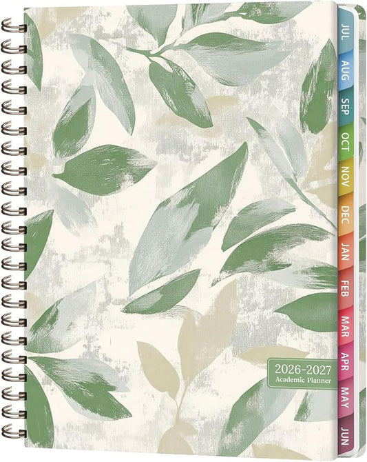Planner 2026-2027, Weekly and Monthly Academic Planner, July 2026 - June 2027, Hardcover Calendar Agenda Book for School Year Planning, School Supplies for Teacher and Student, Letter Size(8.5'' x 11'')