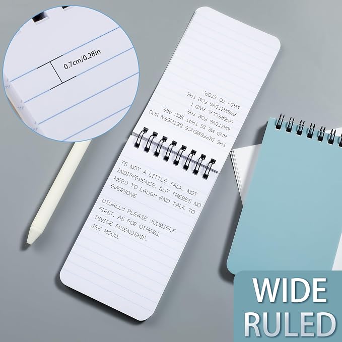QiCheng Pocket Notebook Mini Notepad Small Spiral Notebooks 3X5Inch | functionality PortabilityPortability convenience