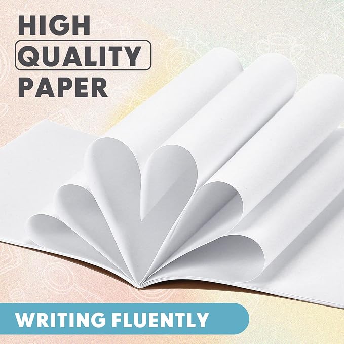 150 Pack A6 Kraft Paper Notebooks Blank Page Mini Notebooks Bulk Sewn Travel Journal Kraft Pocket Memo Pad Unlined Subject Notepads for Travelers Students Classroom School Supplies(Multicolor)