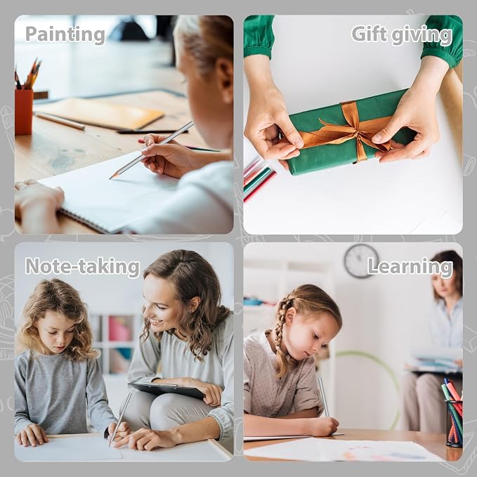 36 Pack Silver Colored Pencils for Kids, Pre-sharpened Art Pencils Back to School Supplies Set, Drawing Sketching Pencils for Students, Teachers, Classroom