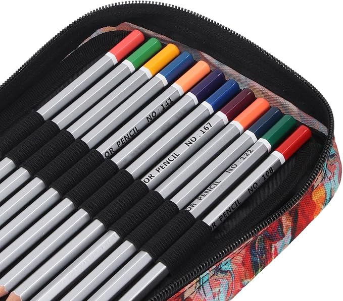 Pssopp Soft Core oil Based Colored Pencils Set Sketching Drawing Pencils Set,Colored Pencils Art Supplies for Kid Beginners Color Pencils Drawing Pencils Art Craft Supplies for Students