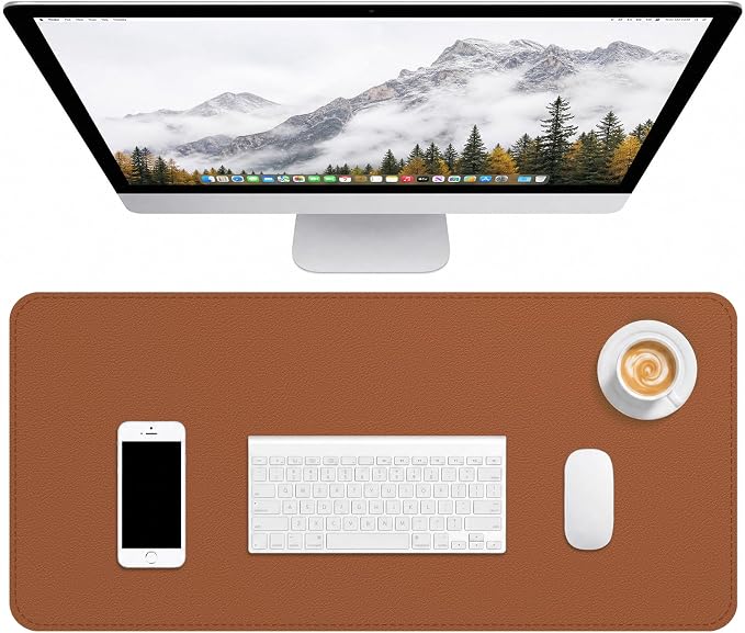 Desk Pad, Desk Matt for Desktop, Keyboard Mats for Desk, Large Desk Mat | Cork Desk Mat, Mouse Pads for Desk, Desk Pad Mat, Large Mouse Pad for Desk, Keyboard Mat, Computer Mats for Desktop