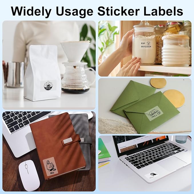 3 Rolls Phomemo Transparent Labels, 1.57'' x 2.36'' (40 x 60mm) Sticker for Phomemo M220 M110 M108 M250 M260 M221 M120 M150 Label Maker, for Barcode, Qr Code, Box, Name | for Phomemo M220 M110 M108 M221 M120 M250 M260 M150 Label Maker, for Barcode, Qr ...