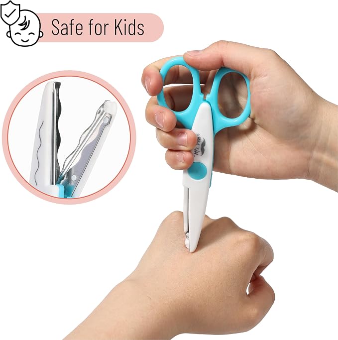 Mr. Pen- Craft Scissors Decorative Edge, 6 Pack, Candy | Zig Zag Scissors for Crafting, Scrapbooking, Fancy, Pattern, Design