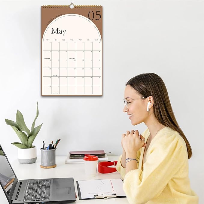 2026-2027 Wall Calendar, Large Calendar from July 2026 - December 2027, Hanging Calendar with Thick Paper, Perfect for Office and Home Monthly Organizing & Planning, 10"×14.7"