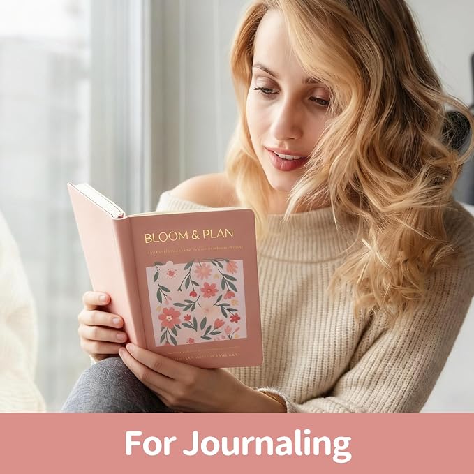 Thick Journal Notebook 368 Pages A5 Journals for Writing with 100GSM Lined Paper Softcover Leather Journals for Women School Note Taking Office Work Diary Pink