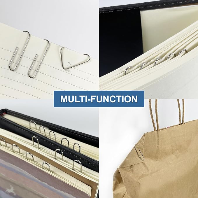 Jumbo Paper Clips, 240pcs 2 Inch Large Silver Paper Clip, Big PaperClips for Paperwork Office School and Personal Use