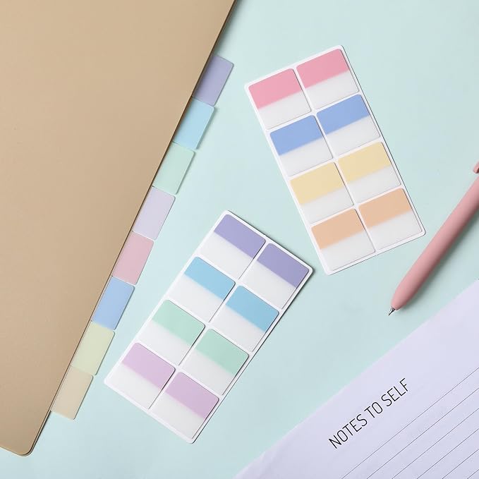 Mr. Pen- Sticky Index Tabs, 240 Pcs, Pastel Sticky Tabs for Notebooks | Page Markers, Page Tabs for Binders, Page Tabs Sticky Tabs for Books, Notebook Tabs, Book Sticky Tabs for Notebooks