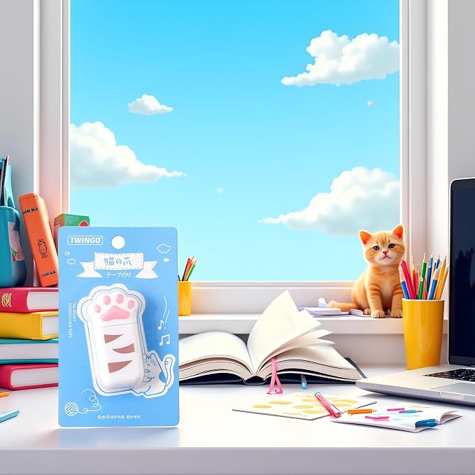 Correction Tape, Practical Stationery, Portable Correction Supplies, Cat Claw Correction Tape, White Out Corrector for Kids Students School Office Supplies