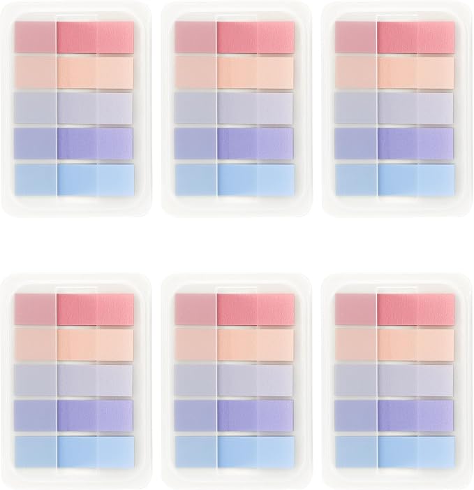 Mr. Pen- Transparent Sticky Notes Tabs, 600 pcs | Transparent Pop Up Writable Colored Book Index Tab, File Flags, Self Adhesive Divider Sticker for Notebook, Office, School