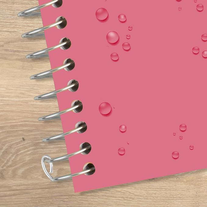 Five Star Spiral Notebook + Study App, 1 Subject, Graph Ruled Paper, 8-1/2" x 11", 100 Sheets, Prom Pink (620000R)