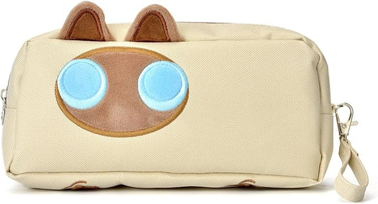 Hongdian Large Capacity Pencil Case, 3D Cat Pen Bags Pencil Pouch Organizer for Office College School