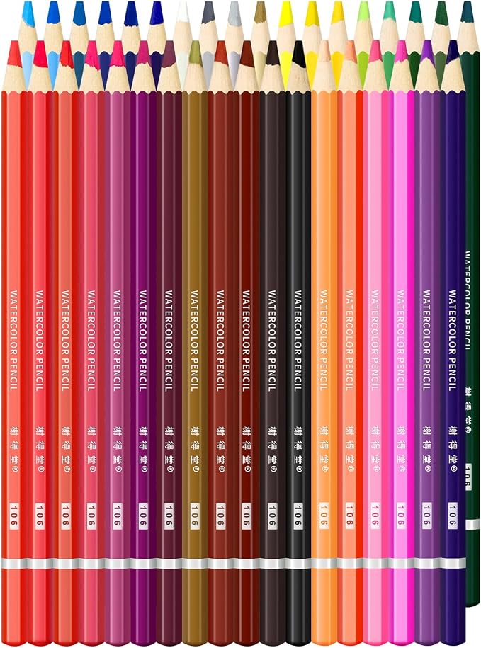 XDT Color Pencils 36 Piece Set, Soft Core Color Pencils, Pro Art Coloring&Drawing Supplies, Ideal For Kid Beginner Student Adults Artist
