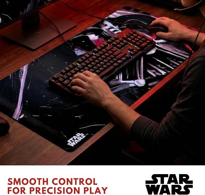 Solo Leveling Large Gaming Mouse Pad 31"x15" XL Computer Desk Mat, Anime | Oversized 31x15in Solo Leveling anime gaming mouse pad, smooth fabric top, stitched edges, non-slip rubber base.