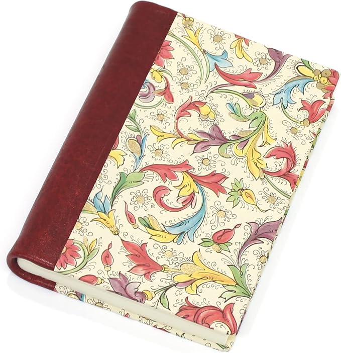 Florentia Hardcover Notebook with Leather Spine (Small)
