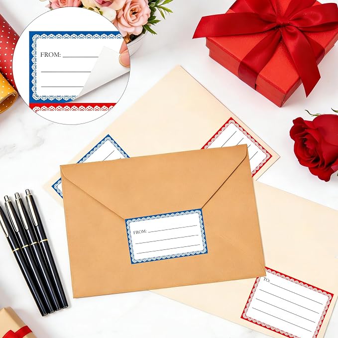 to from Address Mailing Labels, 300PCS Shipping Stickers for Package | 3.5"x4.5", Self Adhesive, for Gift, Mailing Box, Envelopes