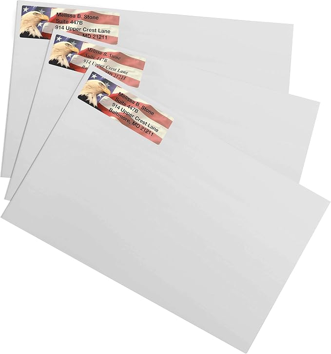 Almighty Eagle Sheeted Name & Address Labels
