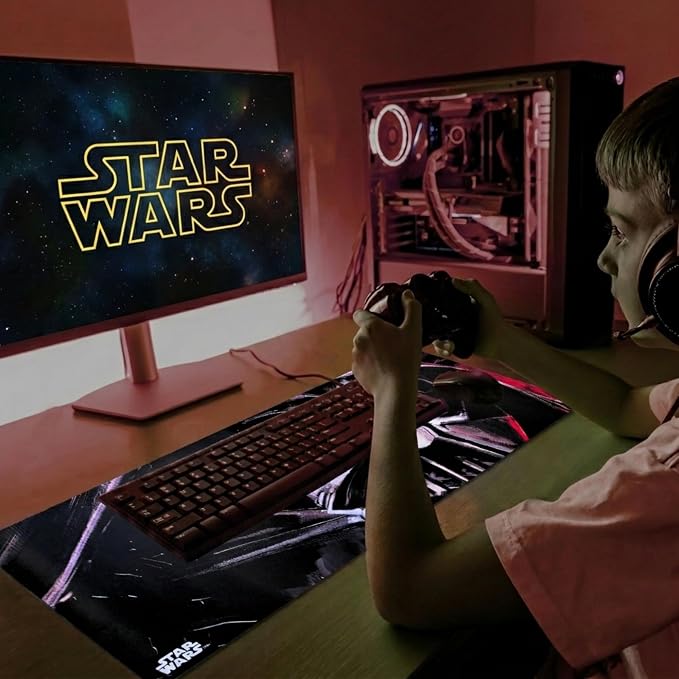 Solo Leveling Large Gaming Mouse Pad 31"x15" XL Computer Desk Mat, Anime | Oversized 31x15in Solo Leveling anime gaming mouse pad, smooth fabric top, stitched edges, non-slip rubber base.