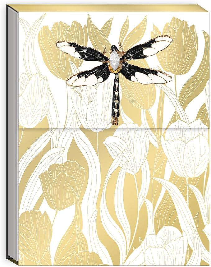 Punch Studio White Tulips Brooch Notepad (50442)