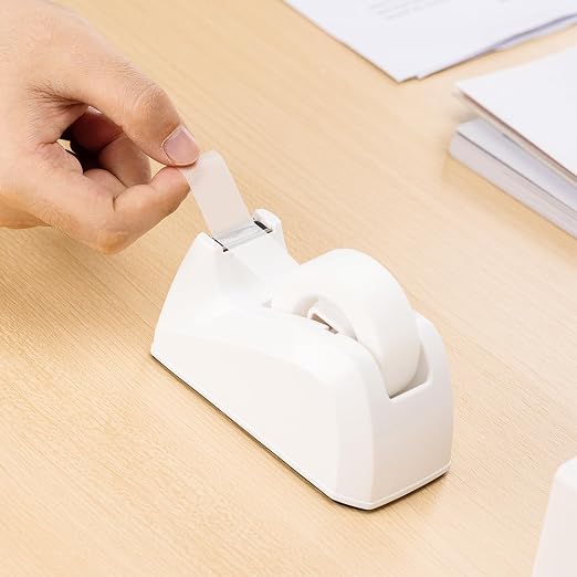 Amazon Basics Matte Finish Tape Dispenser with 16 Refill Rolls, 3/4" x 1300" (36 yds)