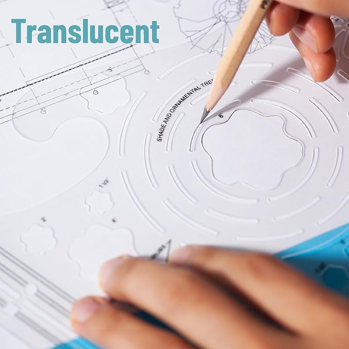 Mr. Pen- Landscape Templates, Architectural Templates, Drafting Tools | Landscaping Tools, Landscape Design Template, Drafting Ruler Shapes, Drawing Stencils