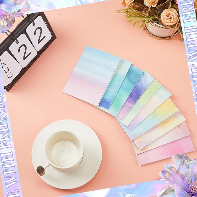 Tenceur 30 Pcs Mini Tie Dye Notebooks Pocket Notepads Bulk Tie Dye Small Memo Pad 3" x 5" Back to School Journal Notebook for Pastel Party Favors Birthday Gifts Classroom Office Supplies