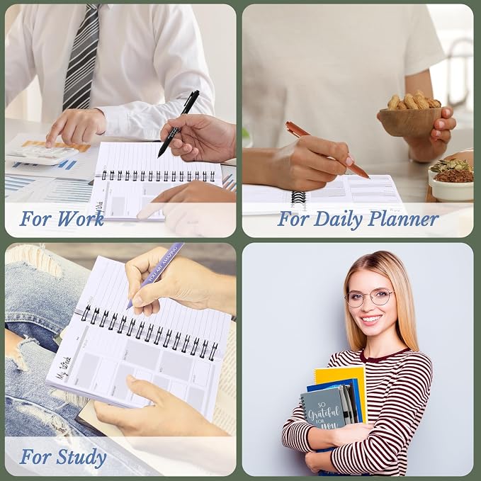 Tellingyou 60 Pcs Bulk Employee Appreciation Gifts A6 Notebook with Pens Back to School Gift Thank You for Teacher Student Team Office Coworker Staff Volunteers Affirmation Gifts (Neutral Colors)
