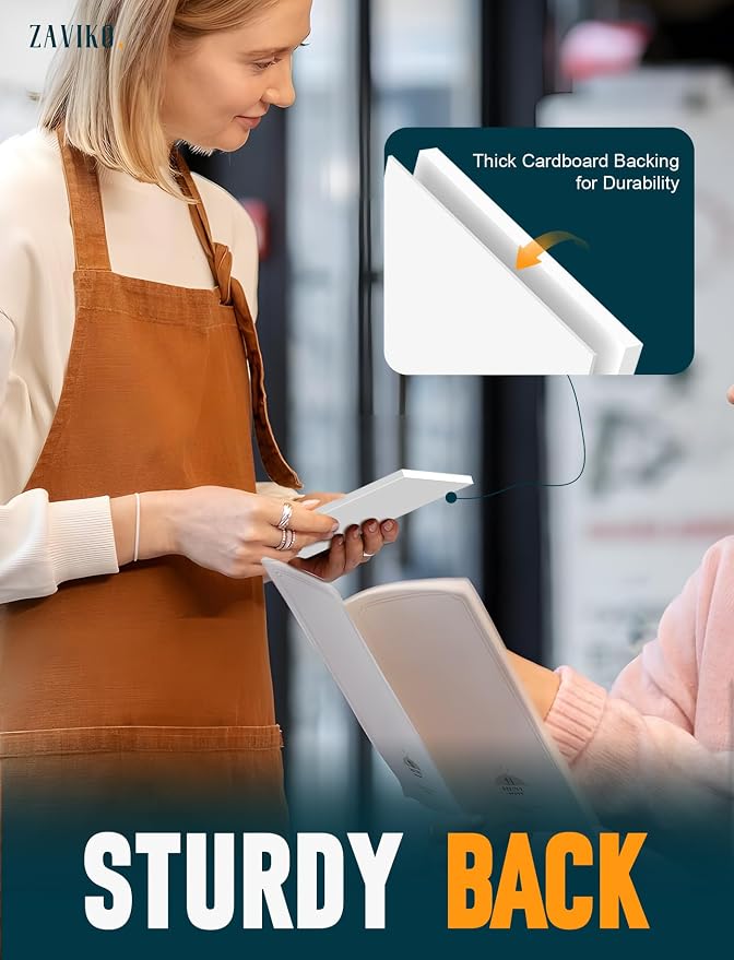 Note Pads 3x5, 6 Pack Small Notepads 3x5 Memo Pads, Small Notebooks 3x5 Scratch Pads, Small Writing Pads of Paper 3x5, White Mini Notepad 3x5 Blank Server Pads, Writing Notes Paper, 50 Sheets/Pad