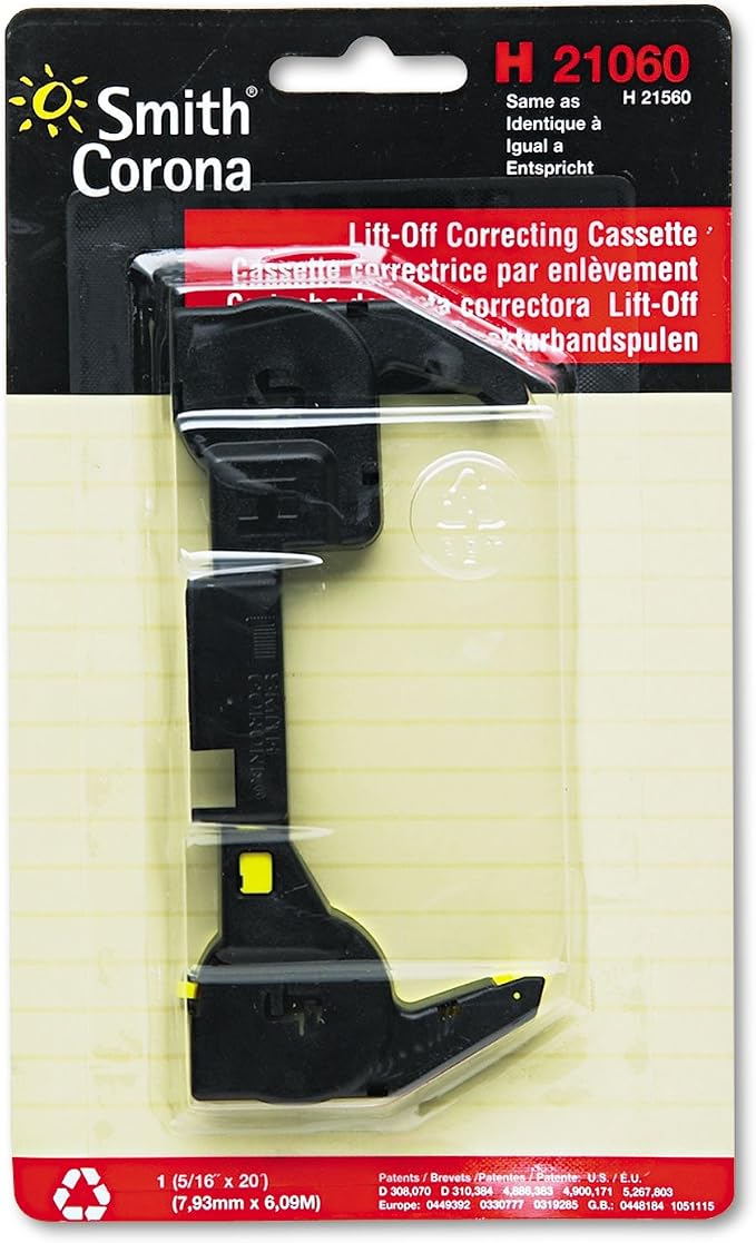 SMITH CORONA CASSETTE LIFT OFF CORRECTING CASSETTE, 1/EA ( 21060 )