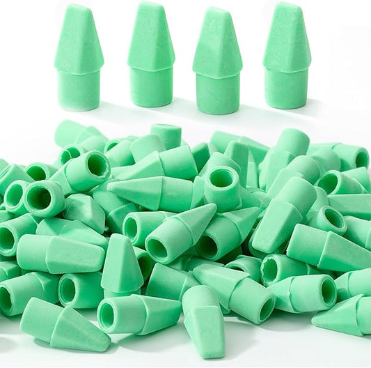 Mr. Pen- Pencil Erasers Toppers, 120 Pack, Green, Erasers for Pencils | Pencil Top Erasers, Pencil Eraser