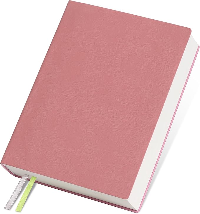 Thick Blank Journal Notebook 400 Pages, A6 Unlined Plain Sketchbook, 100gsm Thick Paper Hardcover Soft Leather Cover, No Lines Drawing Pad Memo Diary Writing Art Notepad ，3.9 × 5.5
