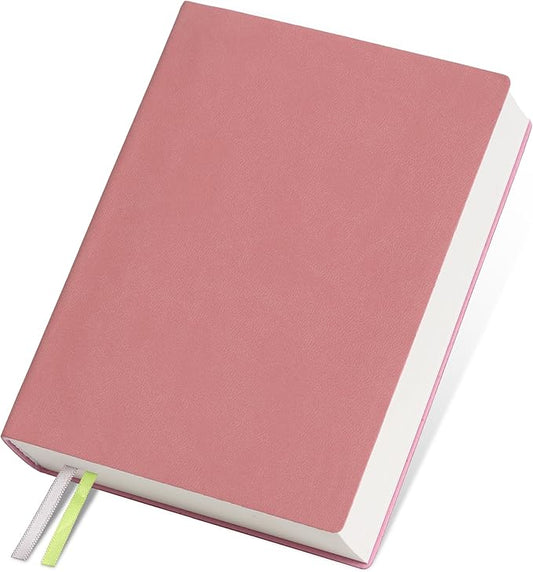 Thick Blank Journal Notebook 400 Pages, A6 Unlined Plain Sketchbook, 100gsm Thick Paper Hardcover Soft Leather Cover, No Lines Drawing Pad Memo Diary Writing Art Notepad ，3.9 × 5.5