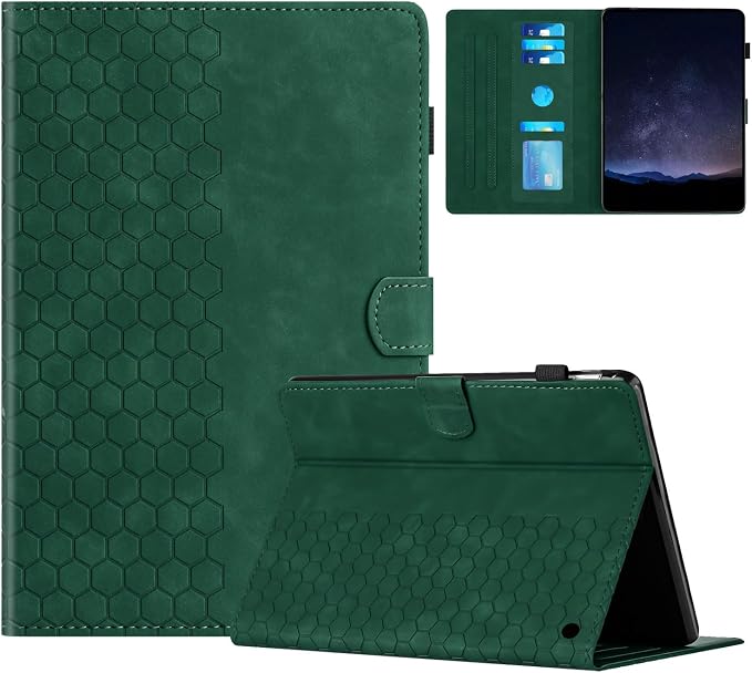 DTangLsm for Amazon Kindle Fire 10 Case & Fire HD 10 Plus Tablet Case,Green | (13th/11th Generation 2023/2021 Release) 10.1" Slim Folding Stand Folio Cover for Fire HD 10 11th/13th Gen Case, Pen Holder