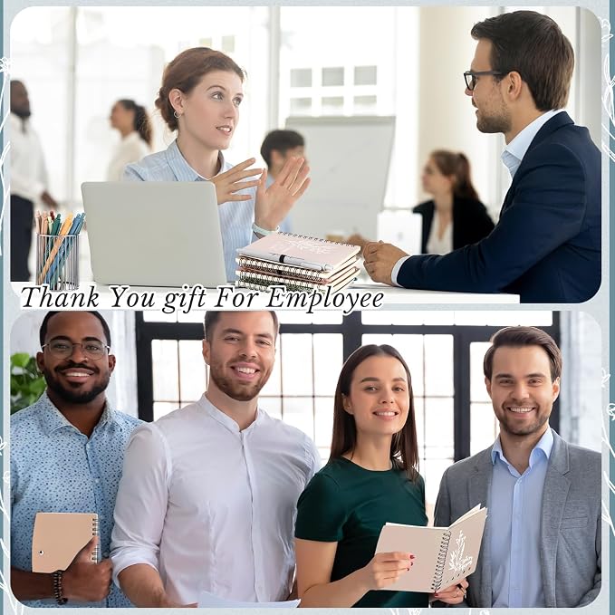 Resurhang 40 Pcs 20 Sets Employee Appreciation Gifts Bulk Inspirational Notebooks with Pens Small Notepads for Coworkers Staff Team Nurses Volunteers Students Teacher School Office Supplies | Back to School Gifts for Teacher Students, Employee Apprecia...
