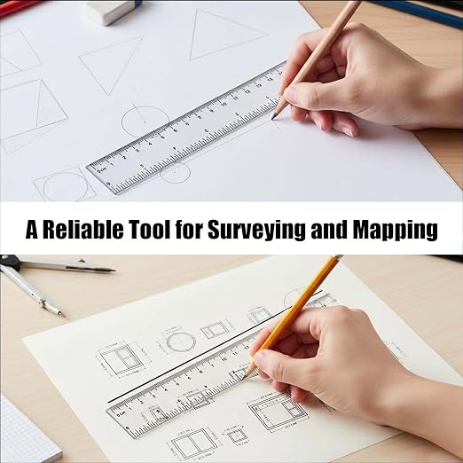 30 Pack Clear Ruler Set - 12 Inch & 8 Inch & 6 Inch Metric Measuring Tools | Dual CM/Inch Scale Rulers Bulk for Classroom, School Office Home Supplies | Assorted Sizes