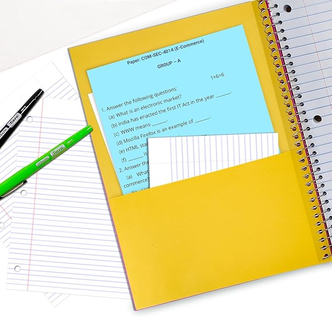 Rosmonde 1000 Packs (Pallet) 5 Subject Notebooks, Spiral Notebook Bulk, College Ruled,Pallet of Notebooks,150 Sheets (300 pages), 8 x 10-1/2", Bulk Spiral Notebooks for School & Office,4-7 Days Transit