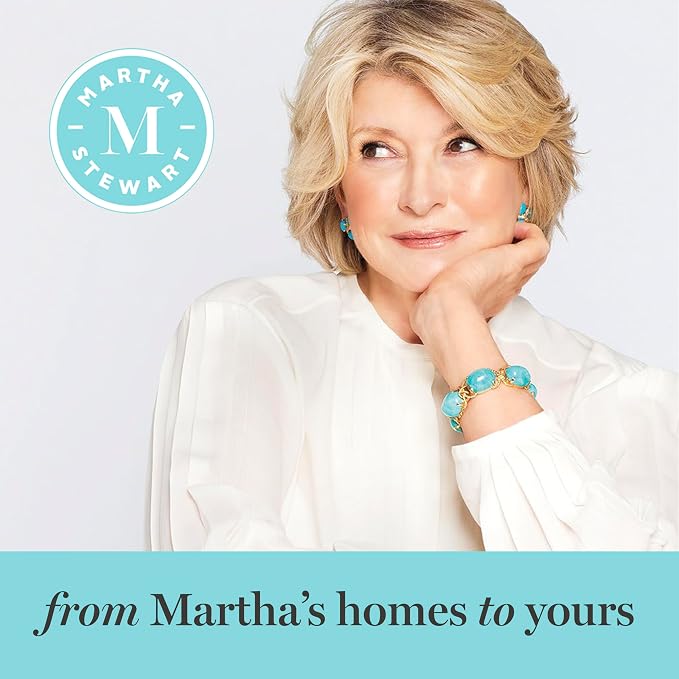 Martha Stewart Kerry Plastic Stackable Office Desk Drawer Organizers, 12" x 6", 3 Pack, with Gold Trim