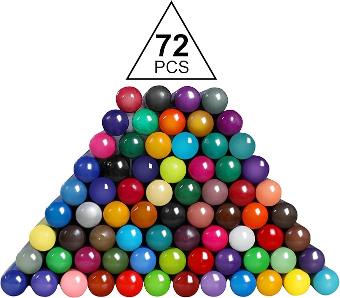 HIFORNY 75 Pack Premium Black Edition Colored Pencils for Adults Coloring – 72 Coloring Pencils with Extras,Artists Soft Core,Drawing Pencils Art Supplies for Adults Beginners