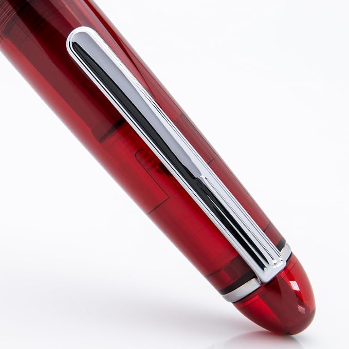 Monteverde USA Monza 3 Fountain Pen Set (Red) - Medium, Fine, Omniflex Nib - Ideal Gift for Men & Women - Perfect for Office, Business, School, Gifts, Journaling, Autographs