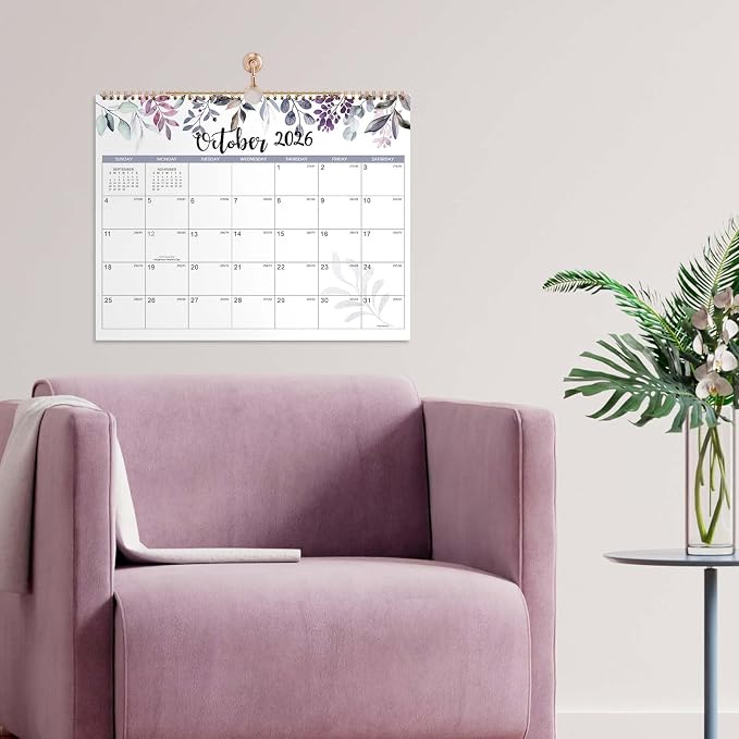 Calendar 2026-2027 - Wall Calendar 2026-2027, 18 Month from Jul. 2026 to Dec. 2027, 14.8'' x 11.5'', 2026 Monthly Planner with Ample Blocks for Writing