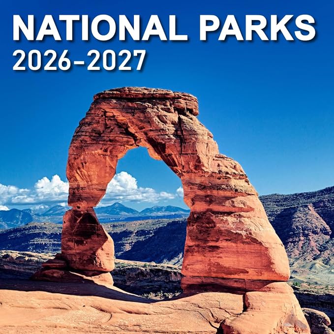 Calendar 2026-2027,12" x 12" Wall Calendar from Jul 2026 - Dec 2027 | Wall Calendar 2026-2027 with Holiday Marked, Premium Paper for Organizing, National Parks - A
