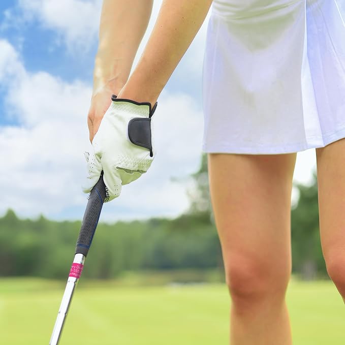 Personalized Golf Club Name Labels (30 Labels) - Custom Waterproof Name Stickers for Golf Clubs (Purple with White Text)