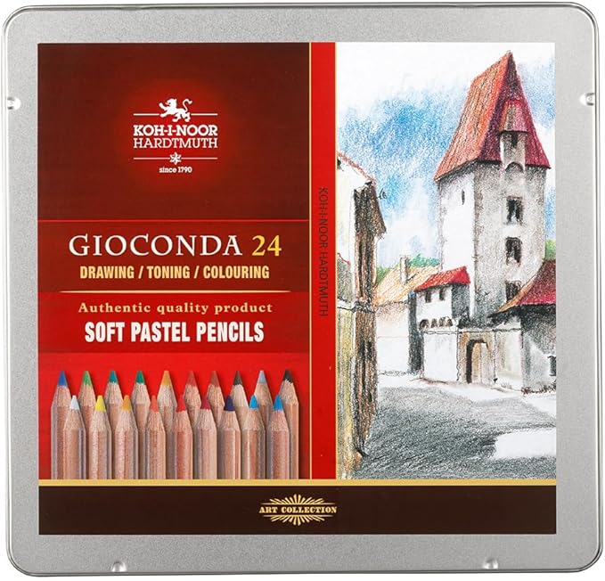 KOH-I-NOOR Artist's Soft Pastel Pencils (Set of 24)