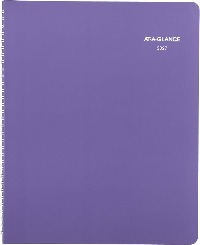 AT-A-GLANCE 2027 Planner, Weekly & Monthly, 13-Month Jan-Jan, 8.5" x 11", Beautiful Day (938P-905-27)
