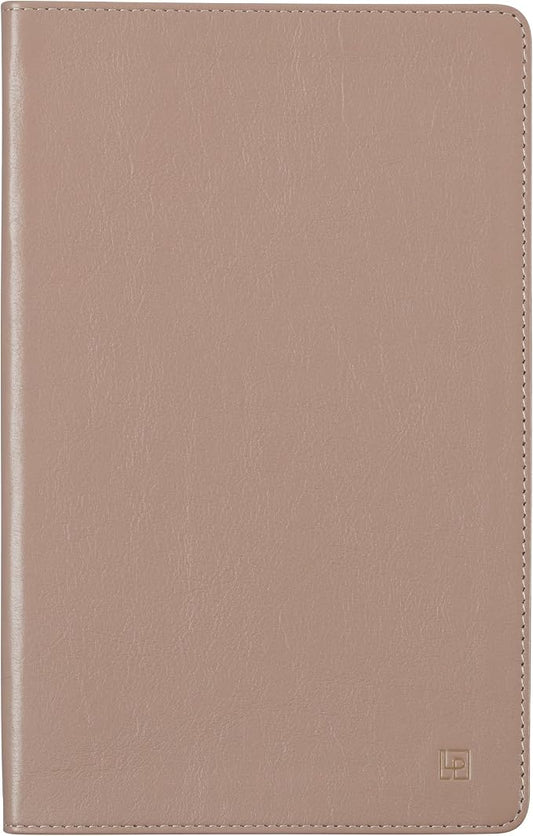 Classic Leather Notebook Writing Journal, Softcover, Narrow Ruled, Table of Contents and Numbered Pages