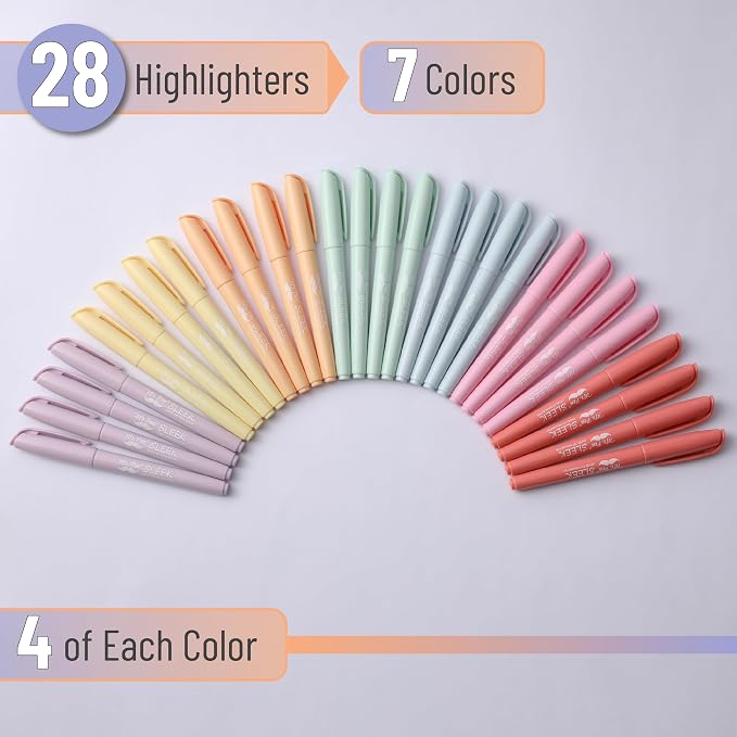 Mr. Pen- Highlighters, 28 Pack, Highlighters Assorted Colors | Colored Highlighters, Highlighter Pen, Highlighter Set, Colorful Highlighters, Assorted Highlighters