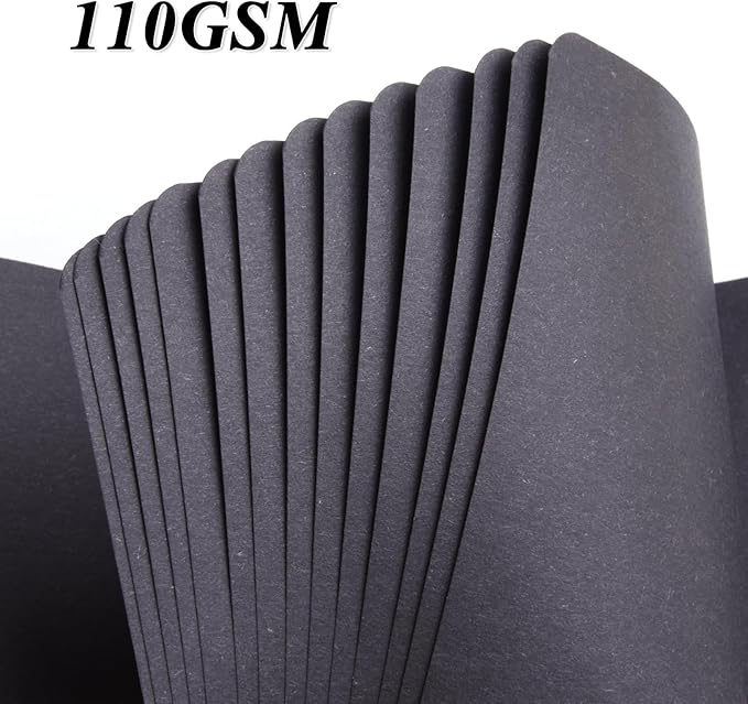 5x5 Inch Black Paper Sketchbook,Small Hardcover Mixed Media Sketch Pad | PU Cover,150 GSM Acid Free Artist Drawing Paper,Travel Journal Blank Notebook for Adults Sketching,Illustration.